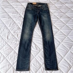 NWT Silver Jeans Co Tuesday Mid Rise Straight Leg Denim Jeans
